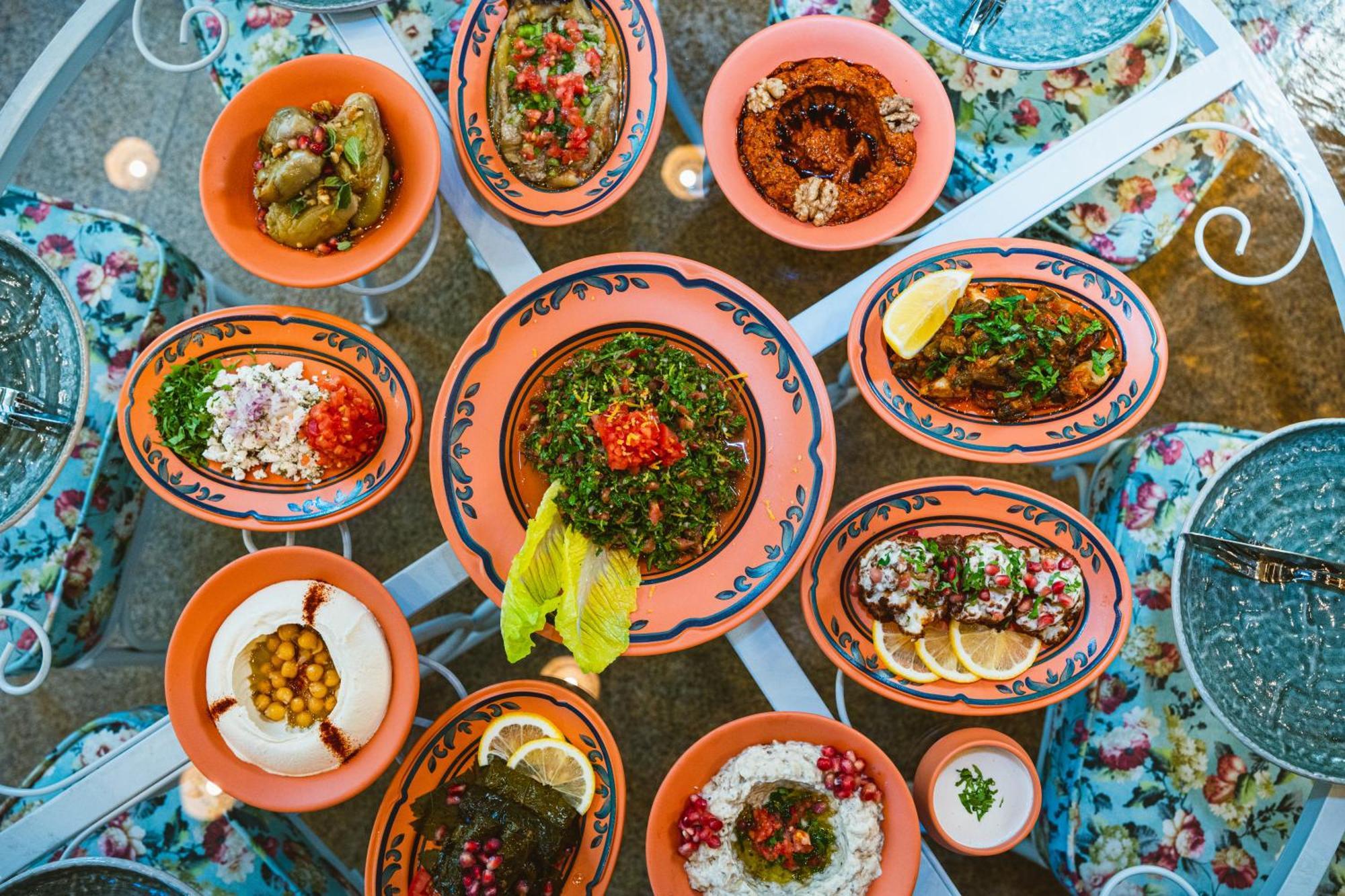 Millennium Place Doha Exteriör bild A selection of Turkish meze